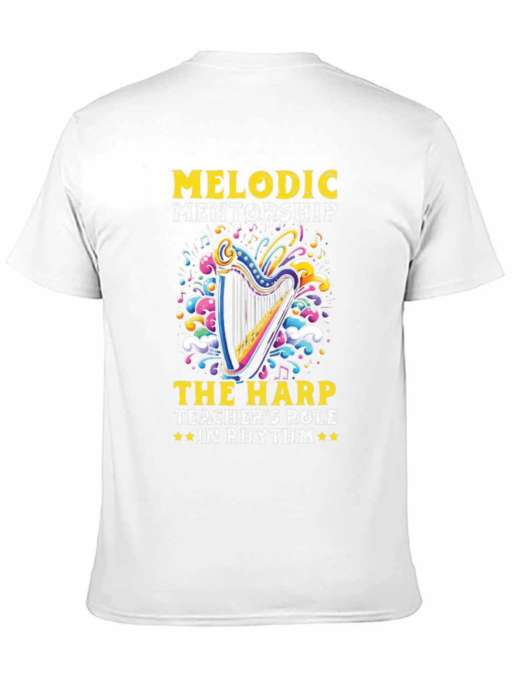 Melodic Mentorship Harp Teacher T-Shirt