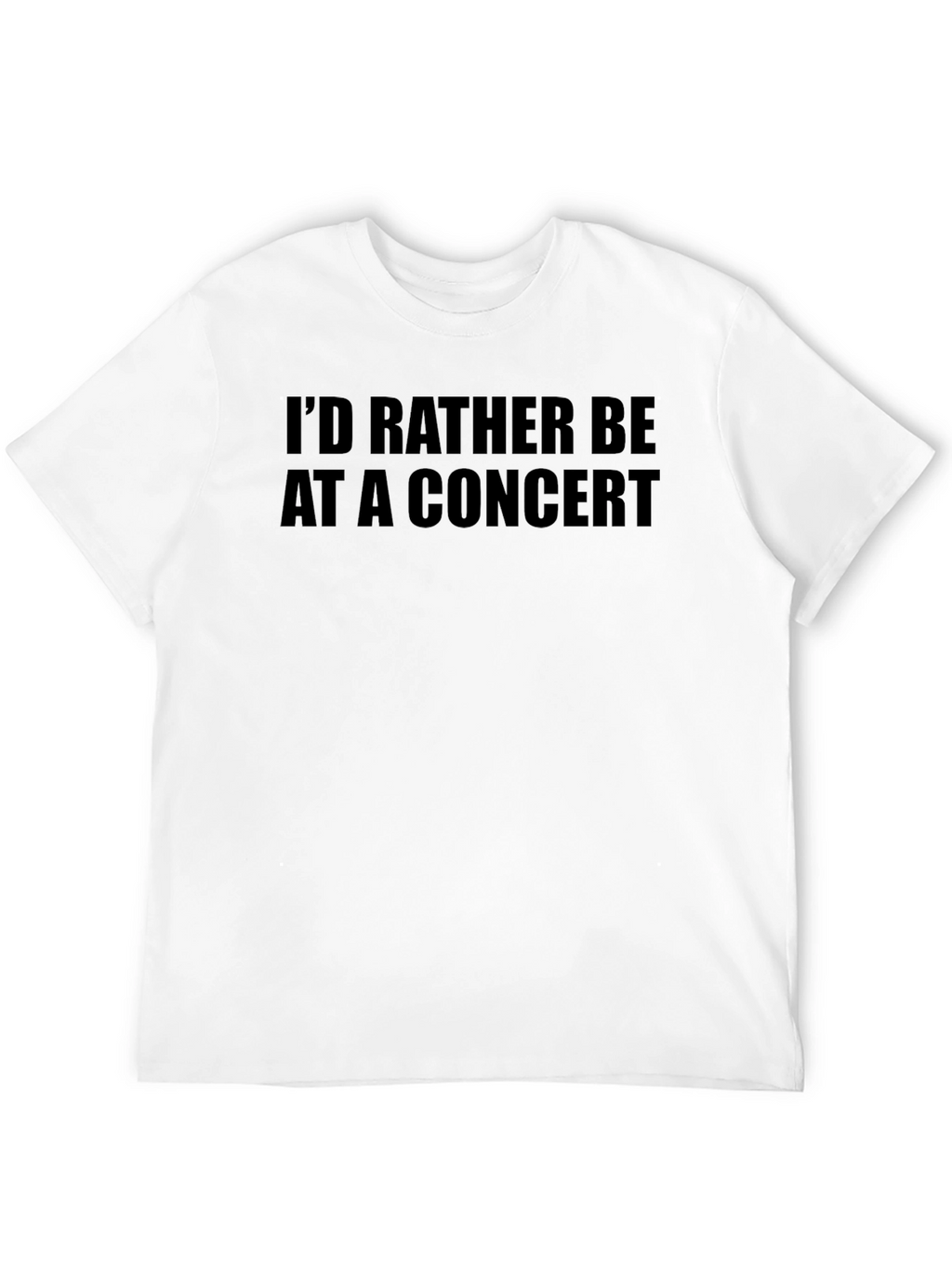 Concert Lovers Black Graphic Tee