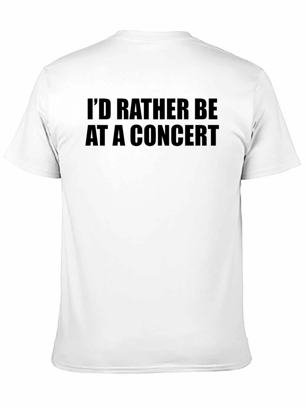 Concert Lovers Black Graphic Tee