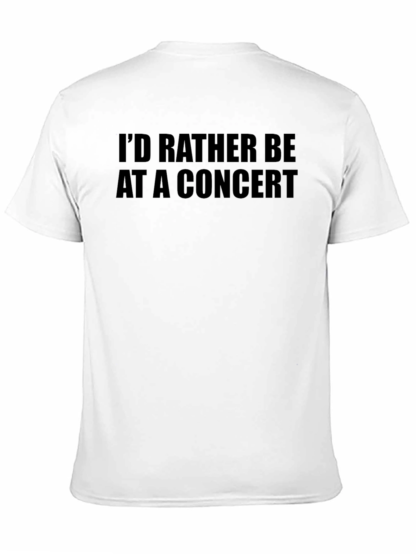 Concert Lovers Black Graphic Tee