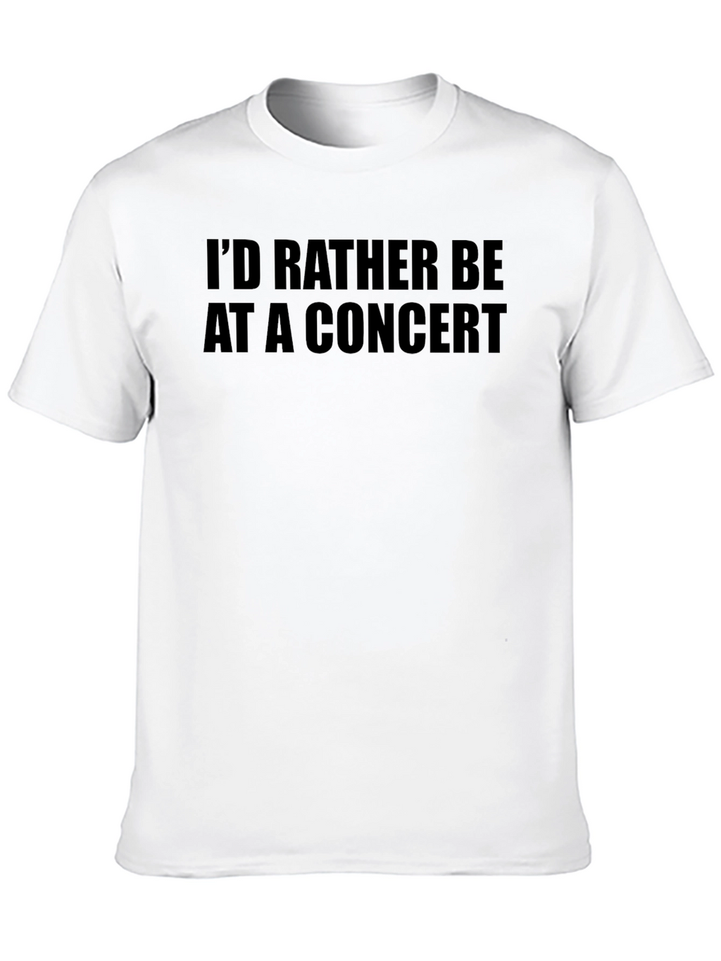 Concert Lovers Black Graphic Tee
