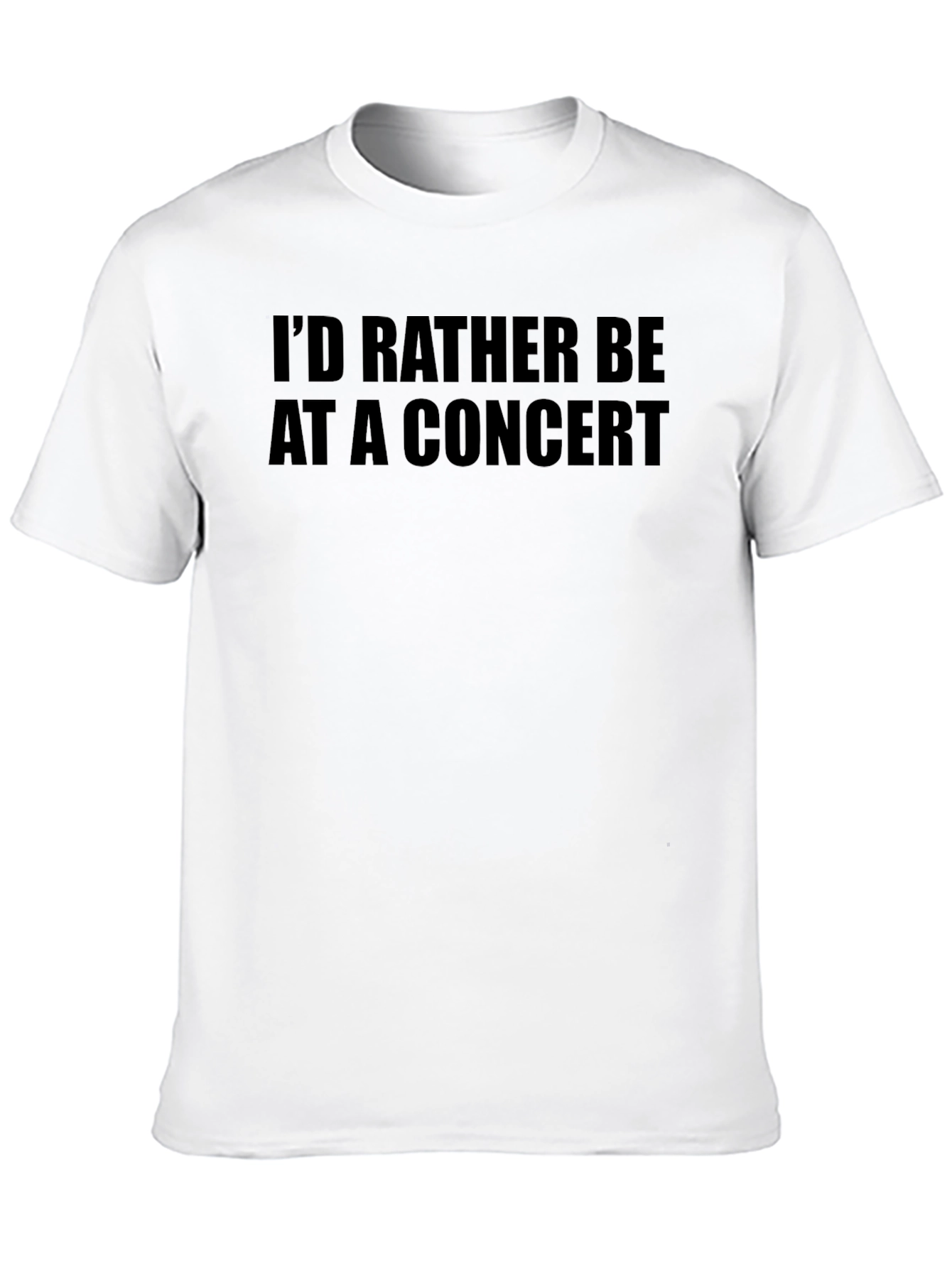 Concert Lovers Black Graphic Tee