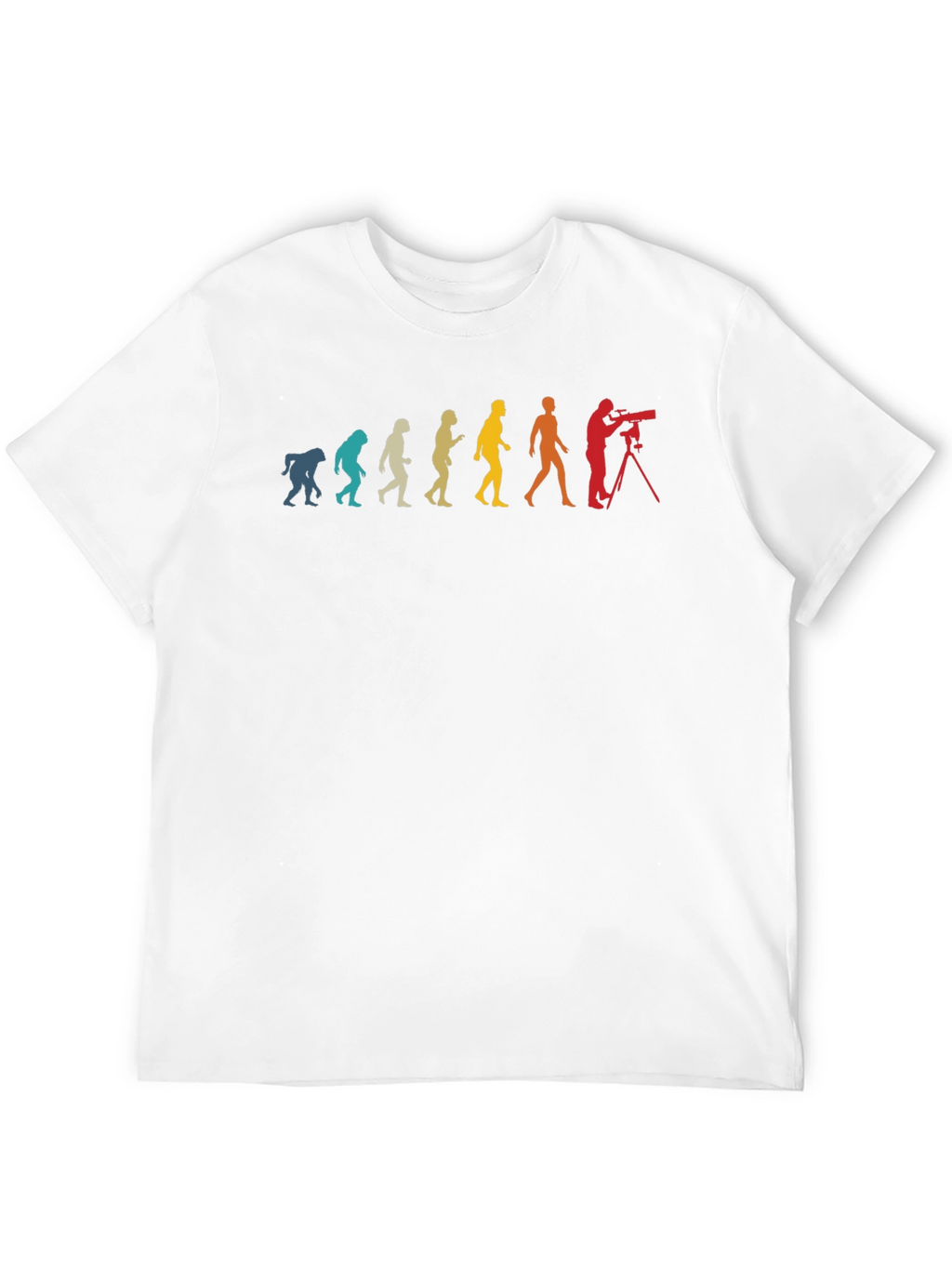 Evolution of Photographer Black T-Shirt