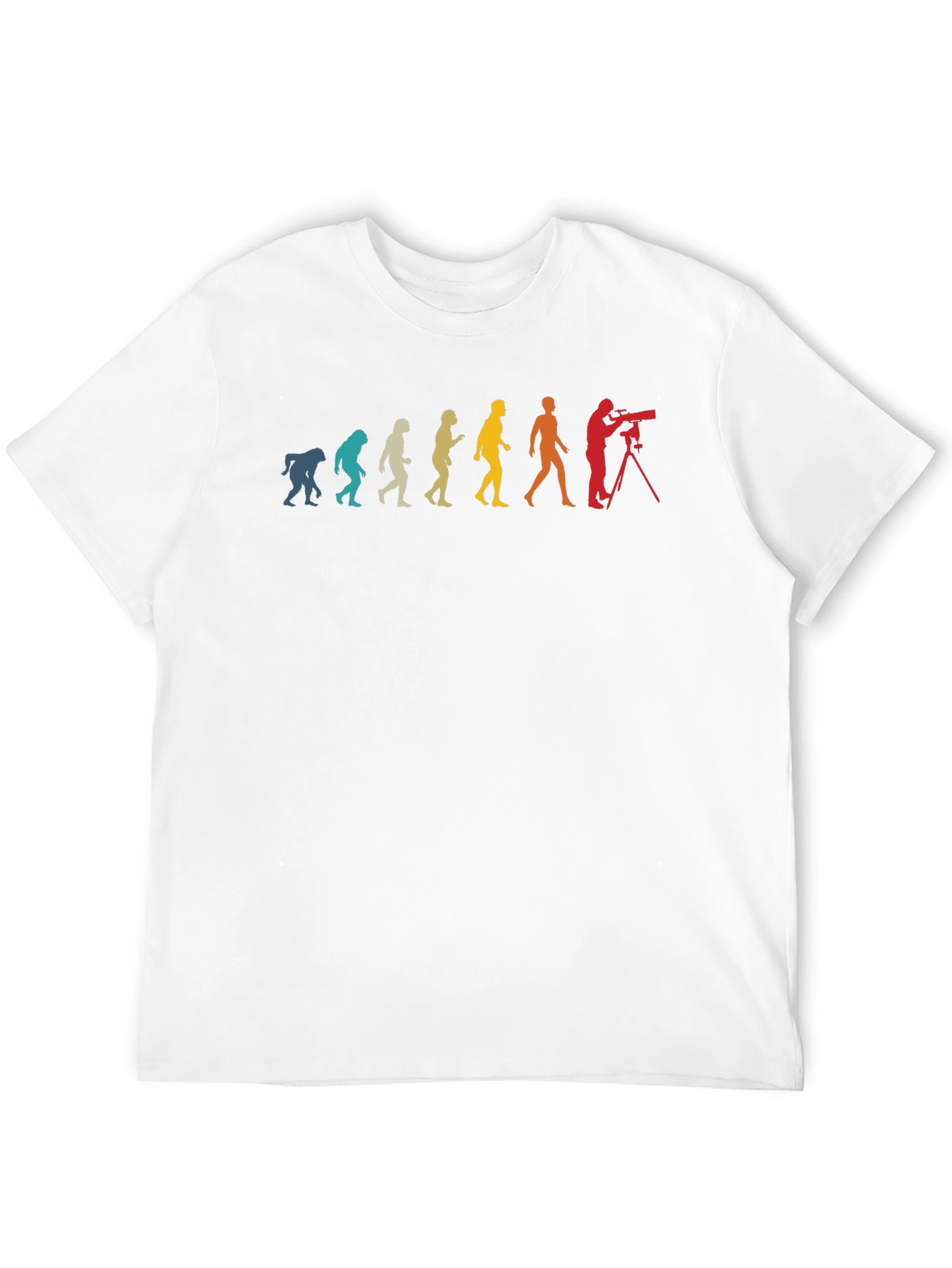 Evolution of Photographer Black T-Shirt