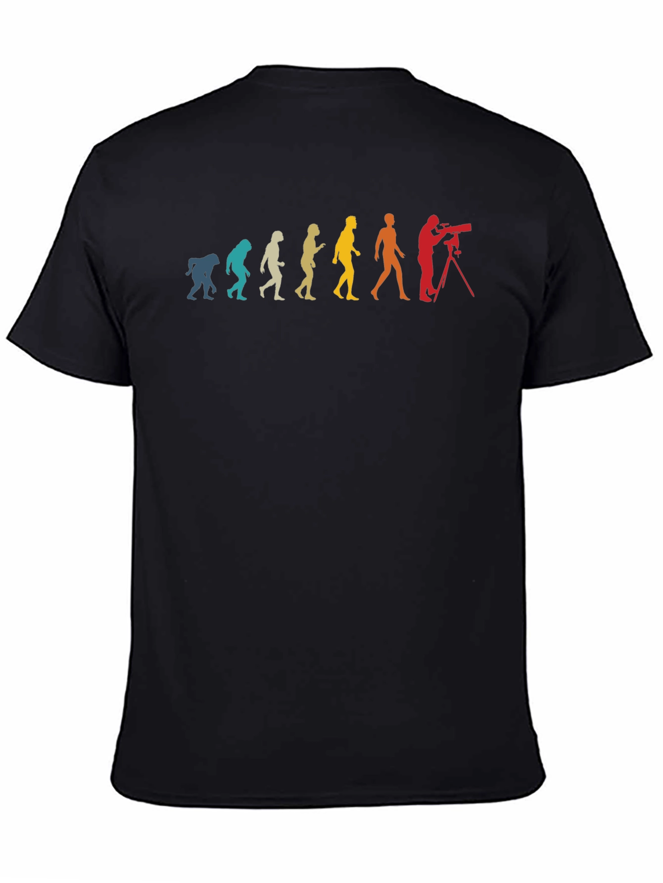 Evolution of Photographer Black T-Shirt