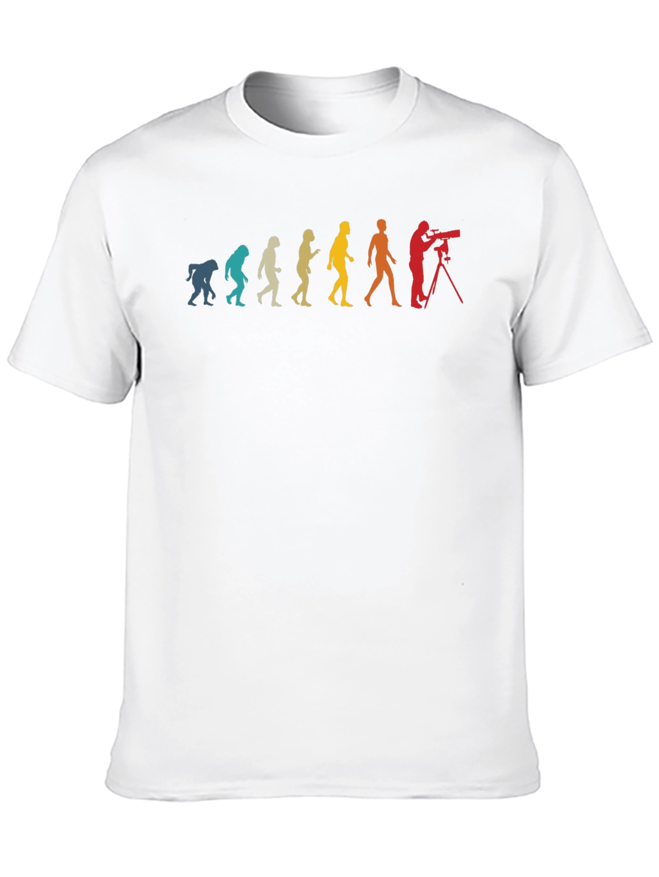 Evolution of Photographer Black T-Shirt