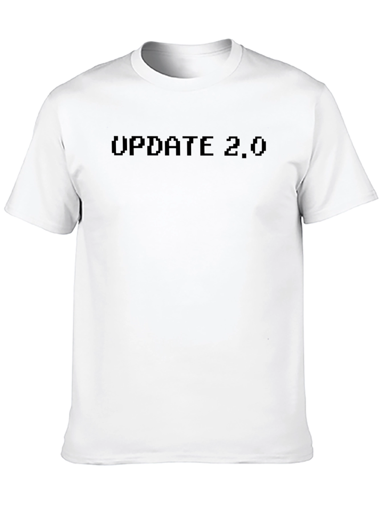 Update 2.0 Black Pixel Graphic T-Shirt