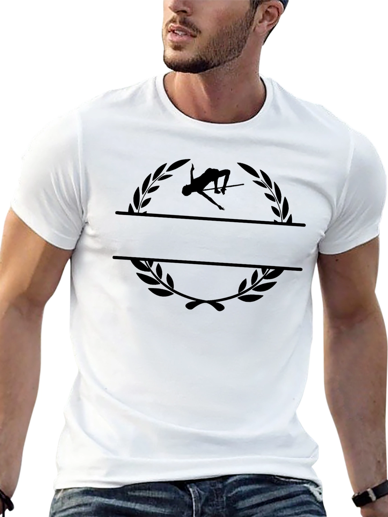 Black High Jump Silhouette T-Shirt