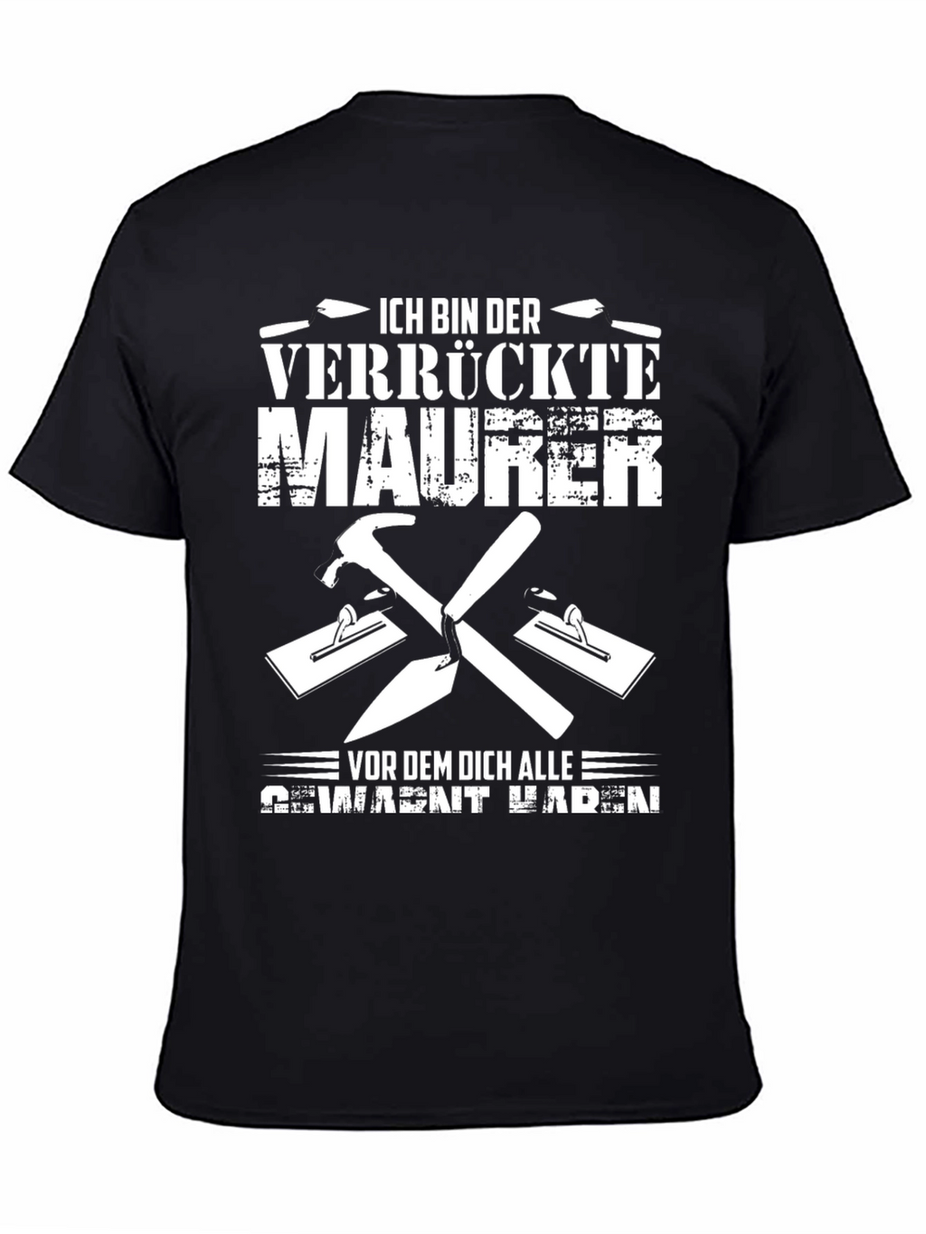 Funny Maurer T-Shirt - Crazy Bricklayer Gift