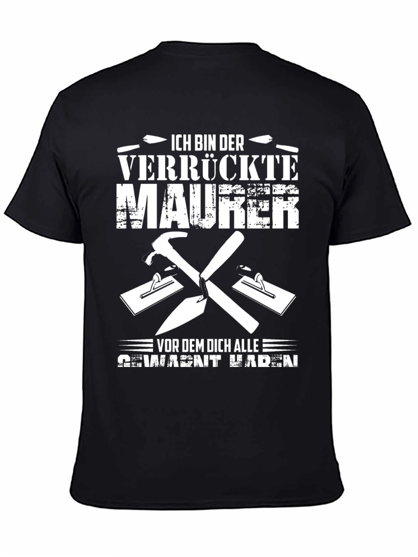Funny Maurer T-Shirt - Crazy Bricklayer Gift