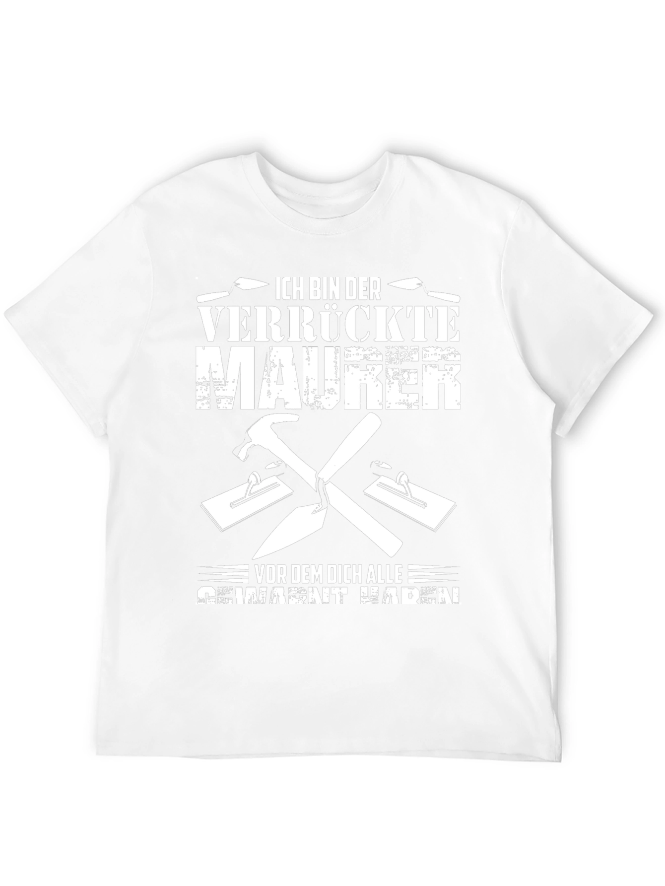 Funny Maurer T-Shirt - Crazy Bricklayer Gift