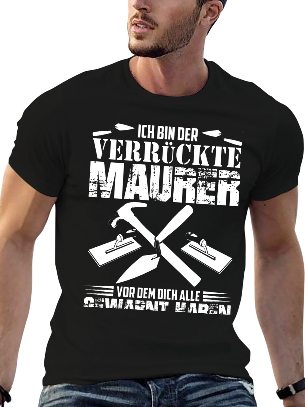 Funny Maurer T-Shirt - Crazy Bricklayer Gift