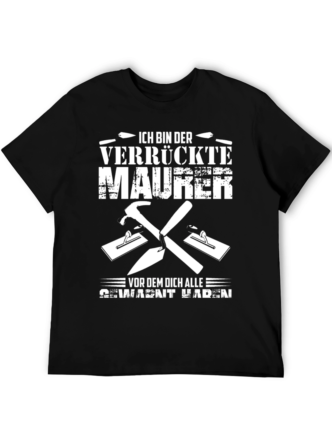 Funny Maurer T-Shirt - Crazy Bricklayer Gift