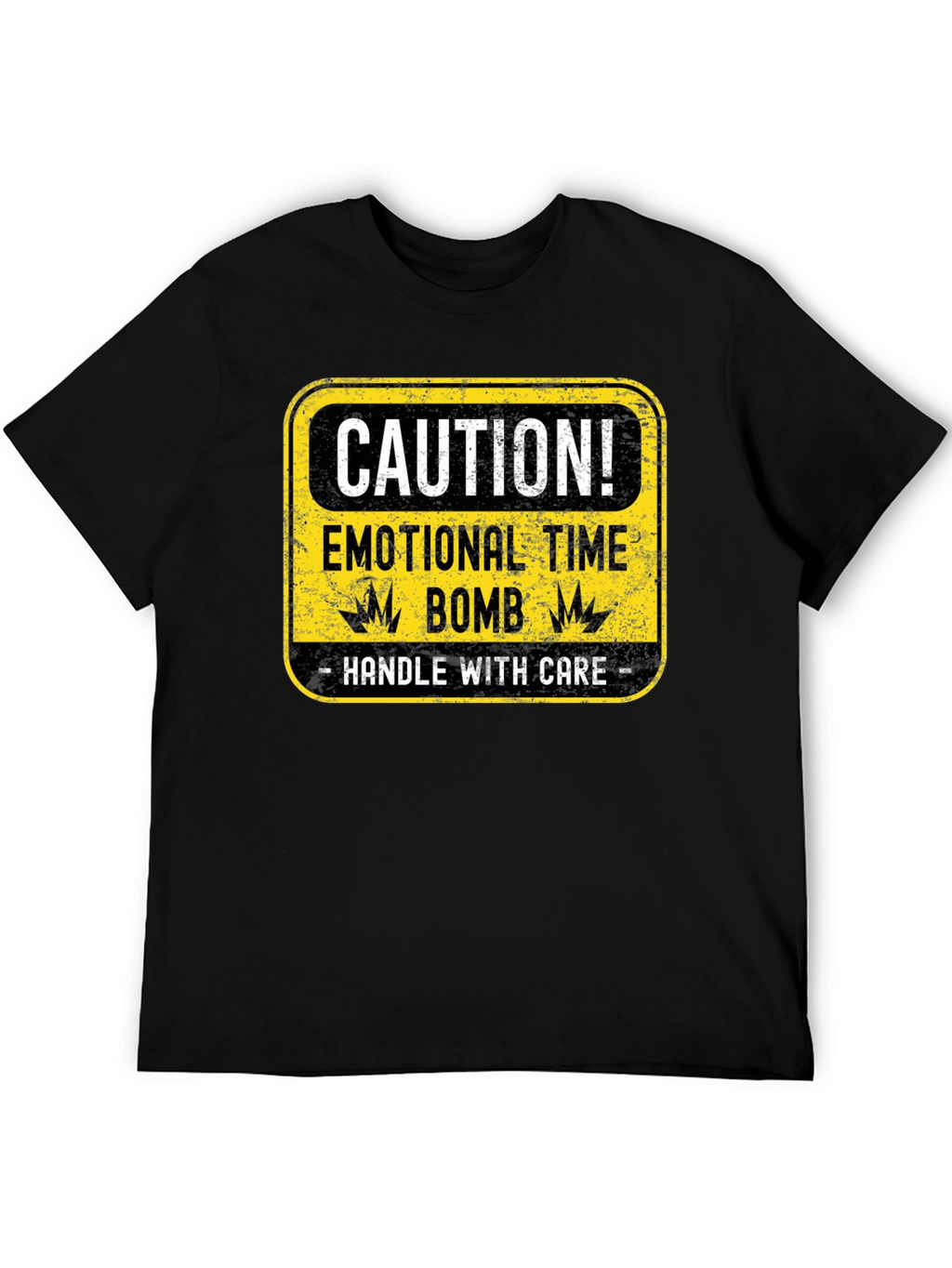 Caution Emotional Time Bomb Graphic Tee