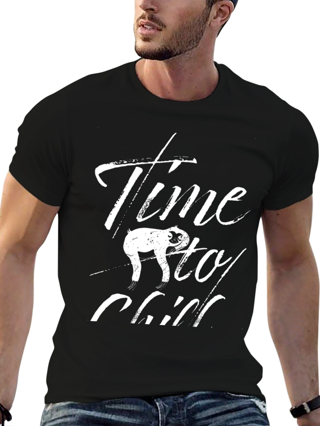 Time to Chill Sloth Graphic Tee