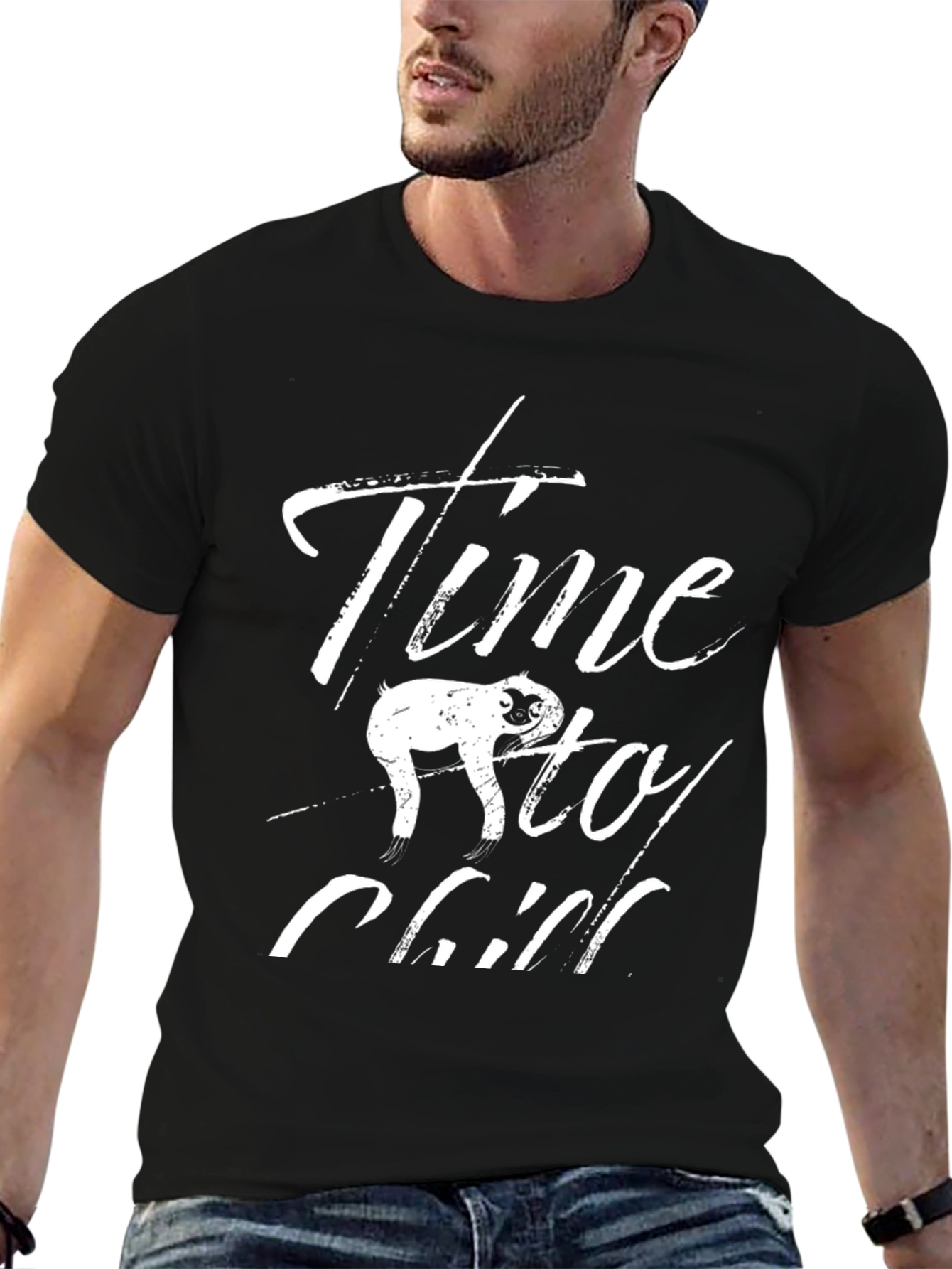 Time to Chill Sloth Graphic Tee