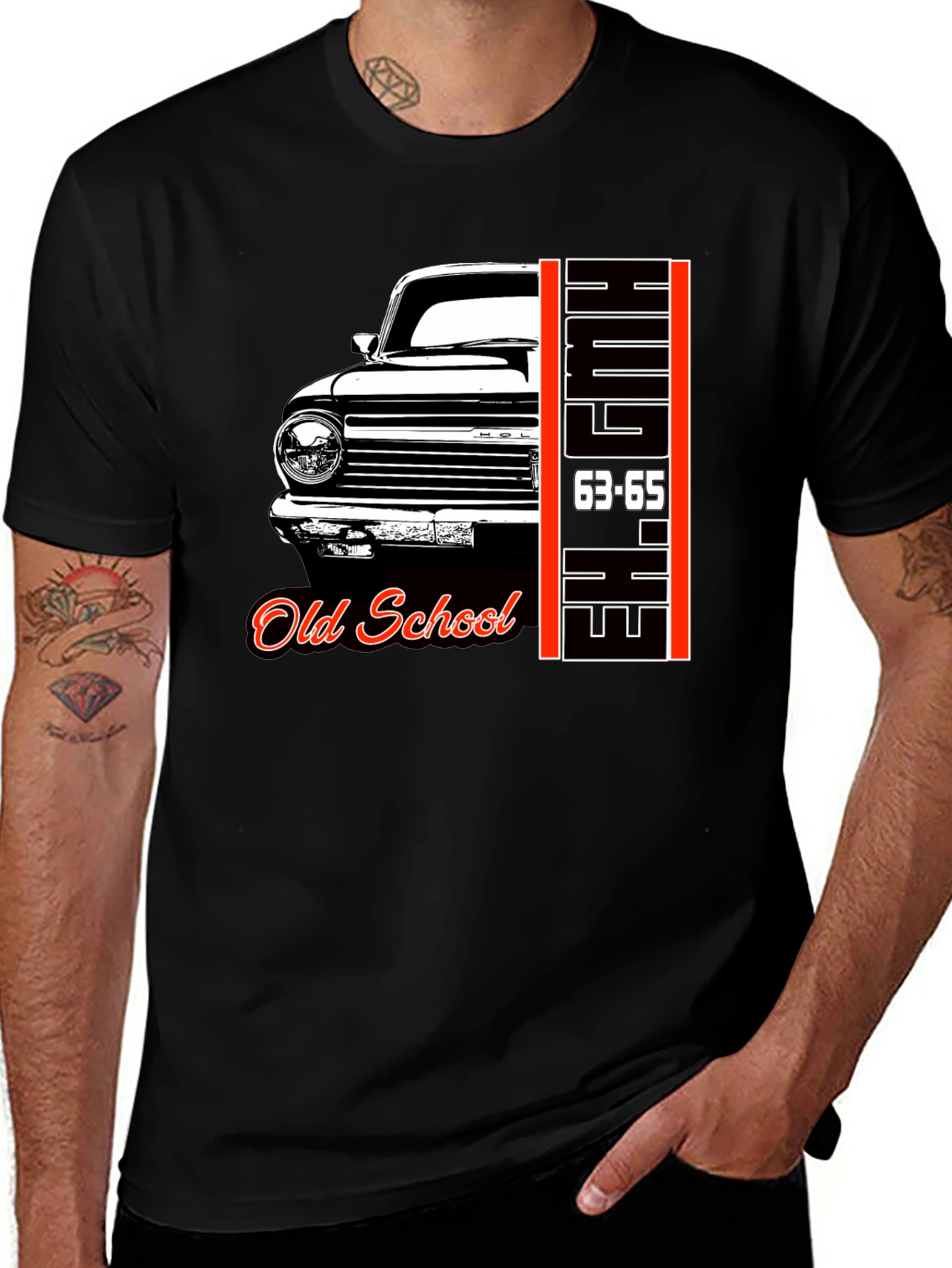 Old School Chevy Nova Tee - 1963-65 Car Graphic