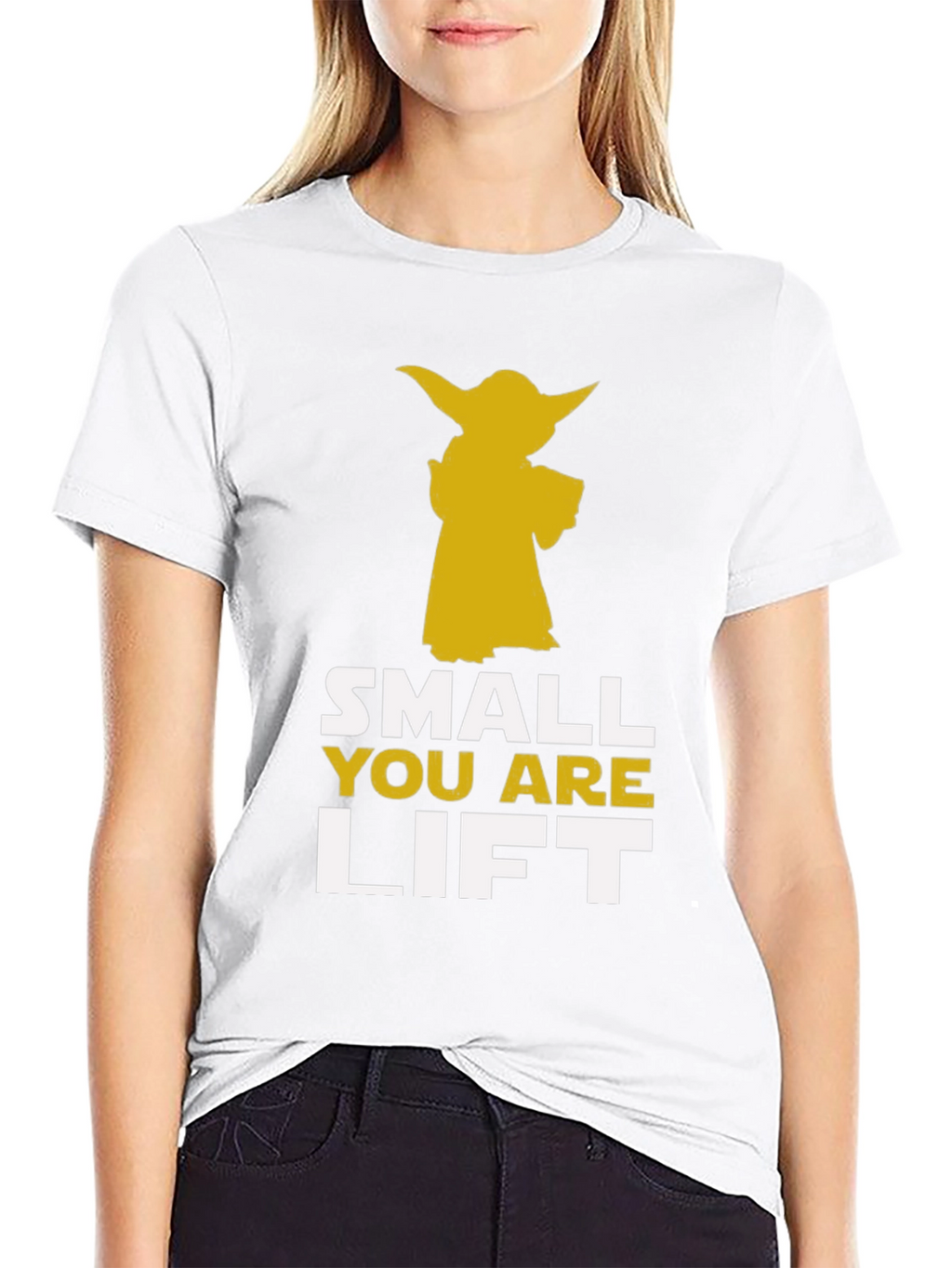 Yoda Small You Are Lift Graphic Tee