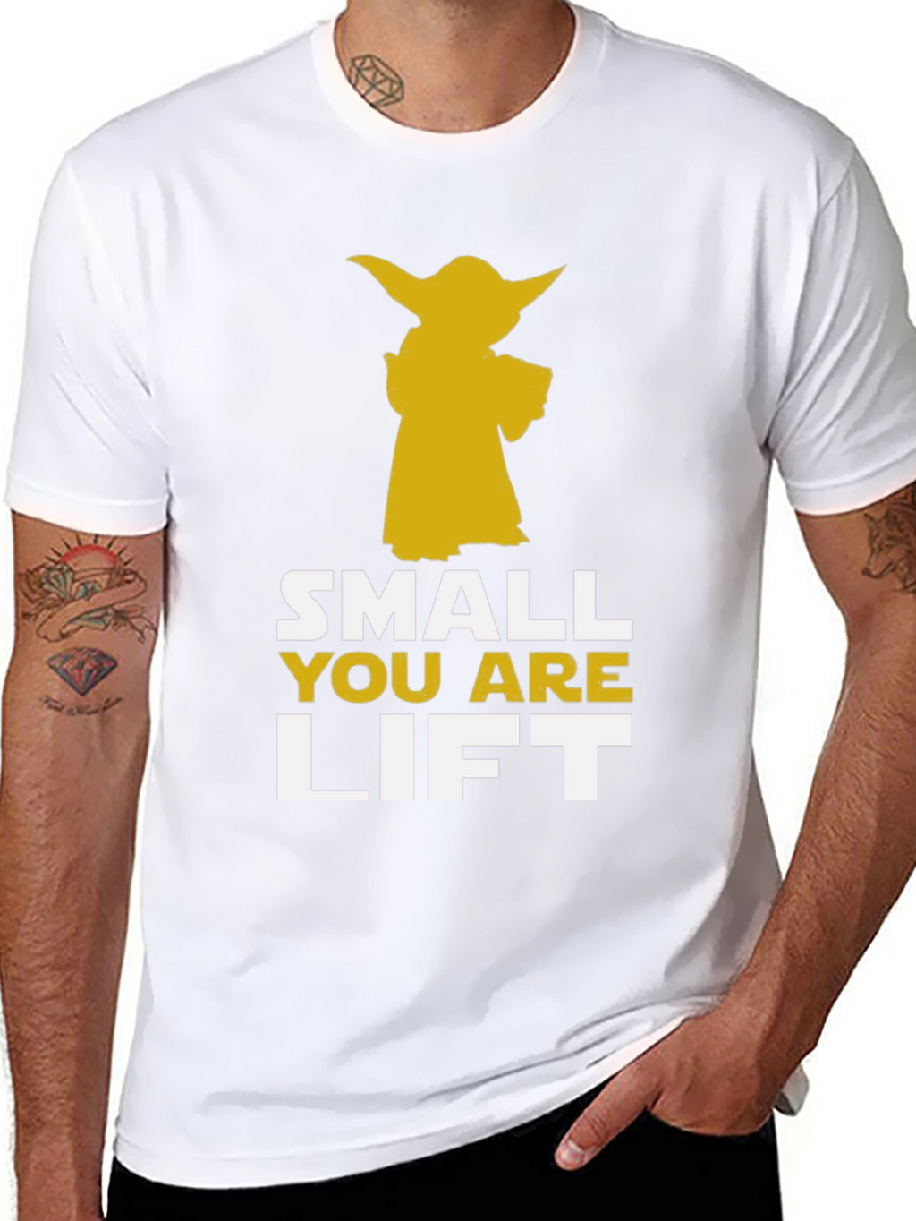 Yoda Small You Are Lift Graphic Tee