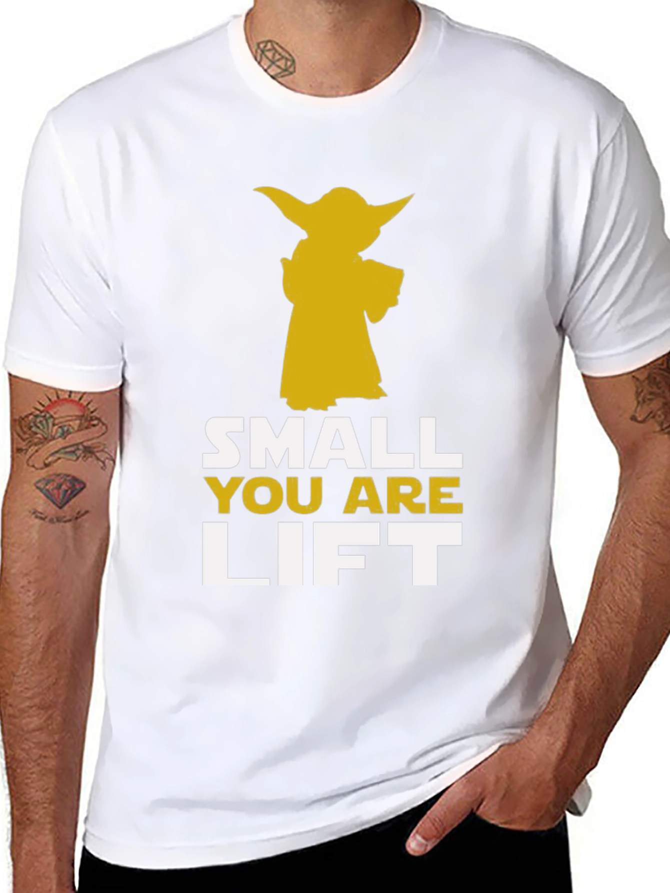 Yoda Small You Are Lift Graphic Tee