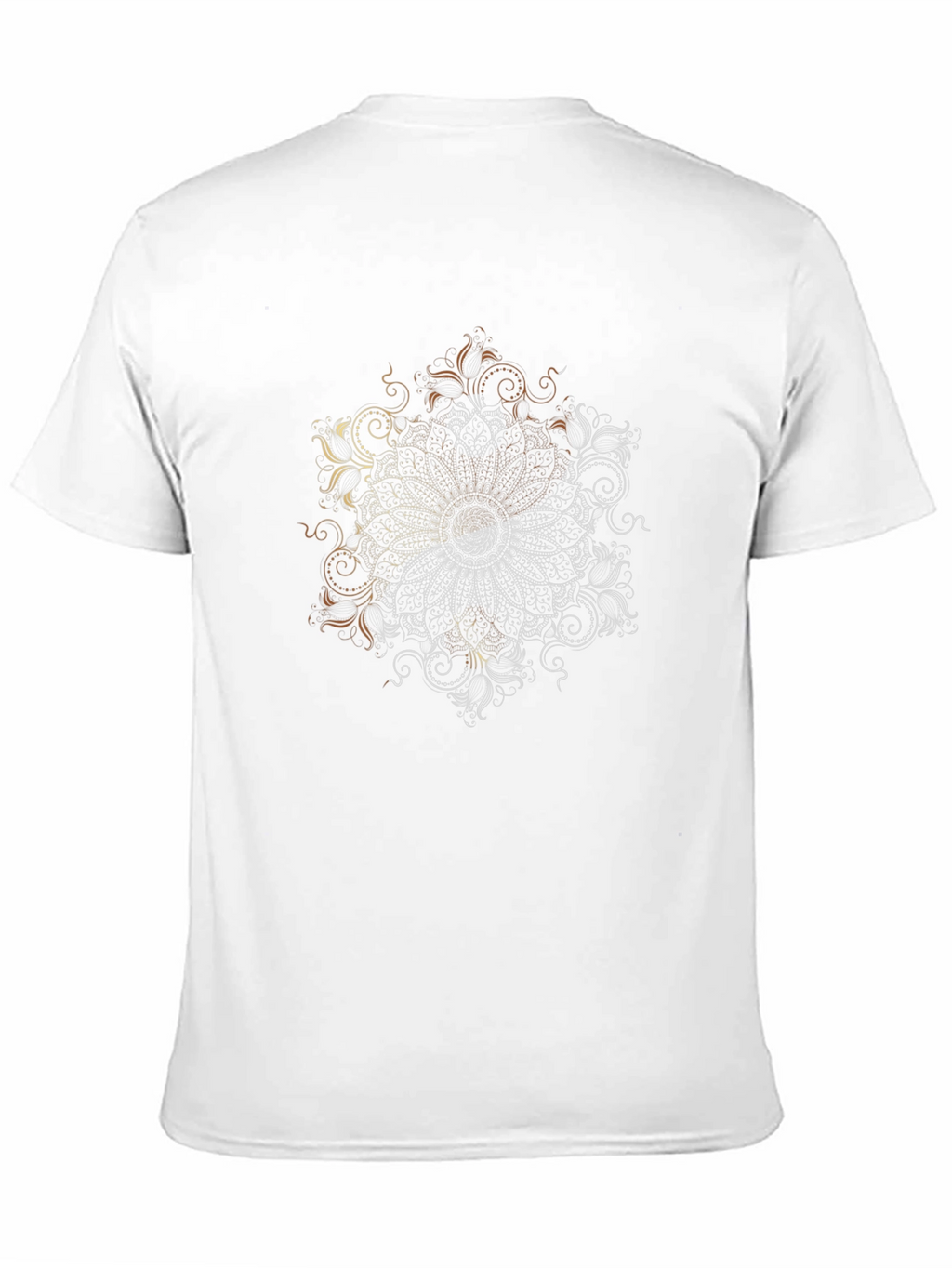 Black Mandala Graphic Tee - Elegant & Stylish
