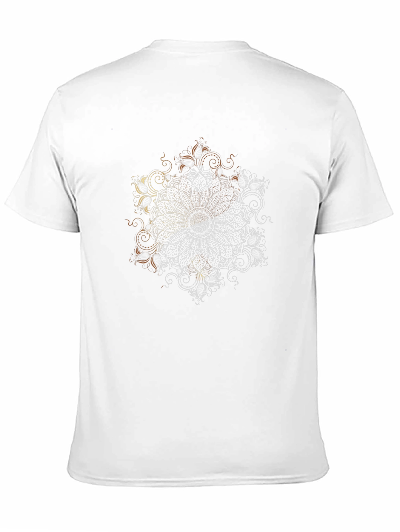 Black Mandala Graphic Tee - Elegant & Stylish