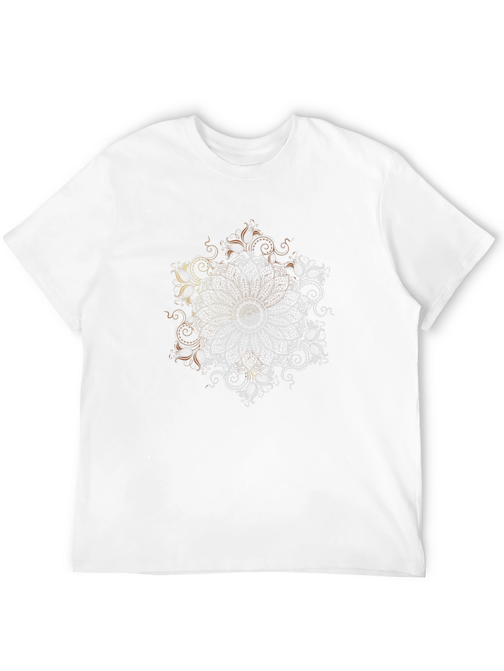 Black Mandala Graphic Tee - Elegant & Stylish