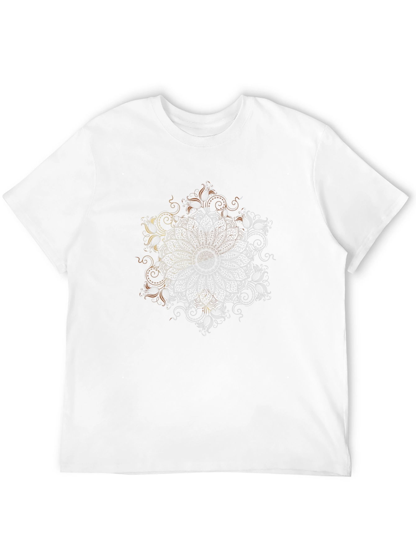Black Mandala Graphic Tee - Elegant & Stylish