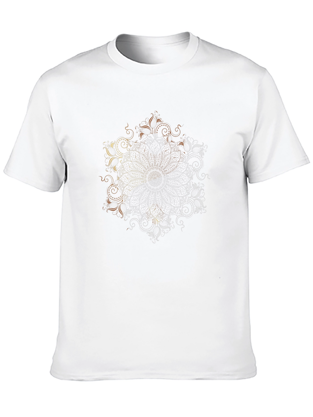 Black Mandala Graphic Tee - Elegant & Stylish