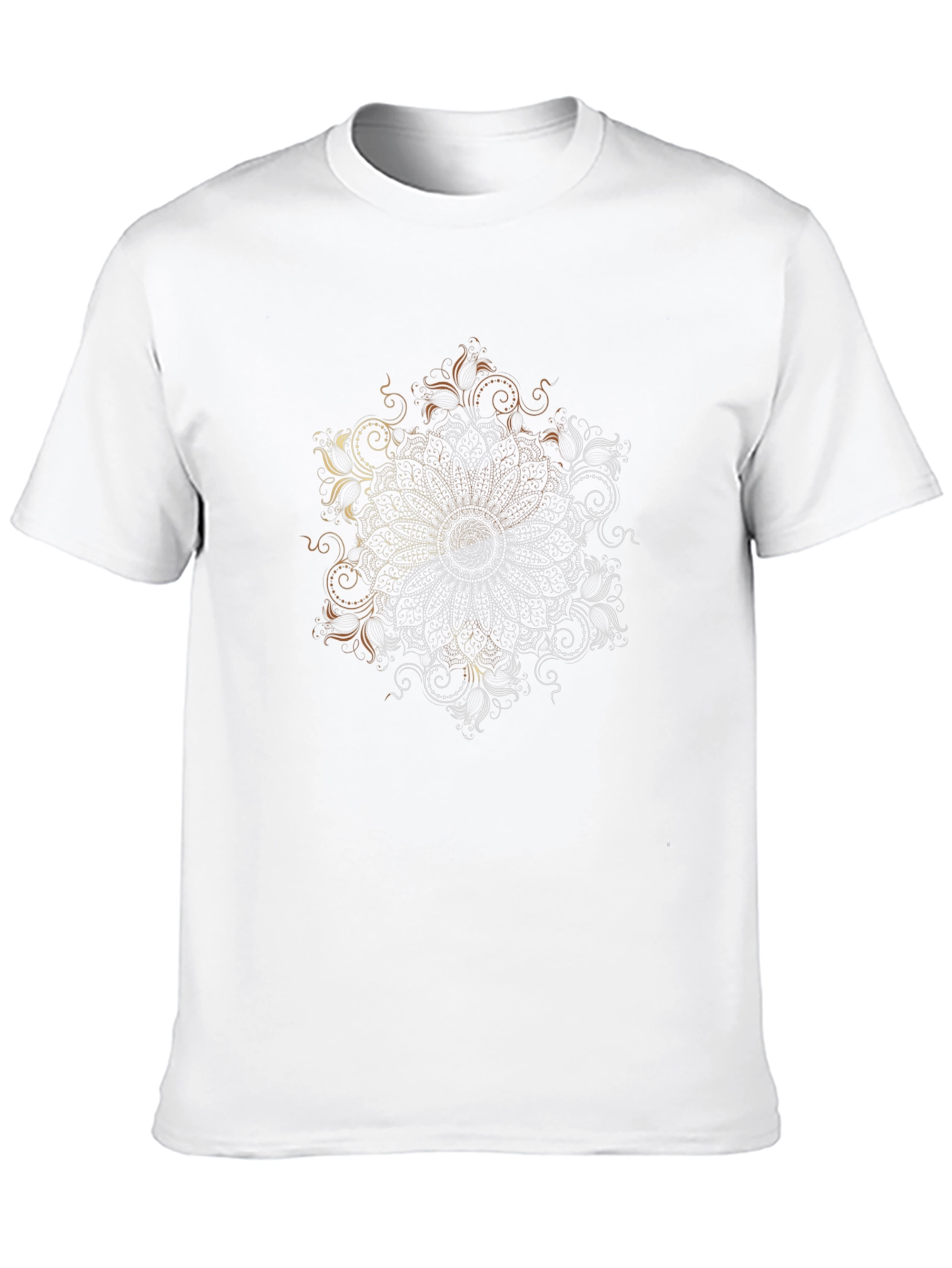 Black Mandala Graphic Tee - Elegant & Stylish