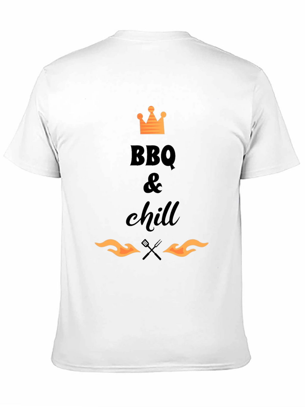 BBQ & Chill T-Shirt - Black Graphic Tee