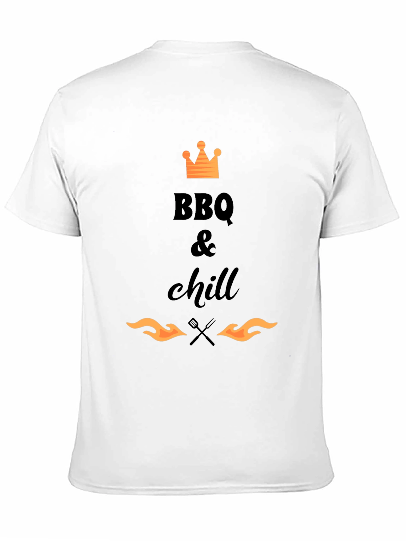 BBQ & Chill T-Shirt - Black Graphic Tee