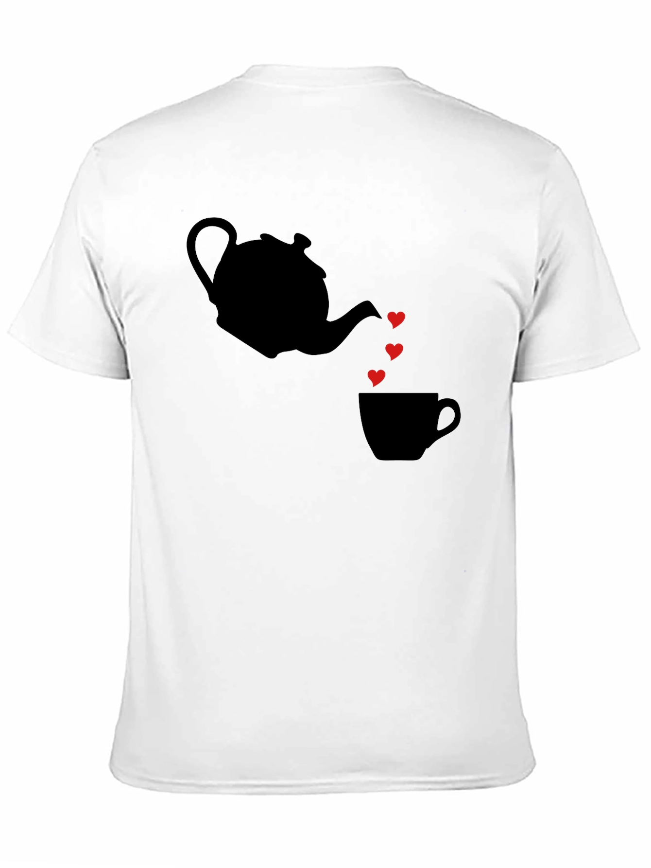 Teapot Heart Tea Cup T-Shirt