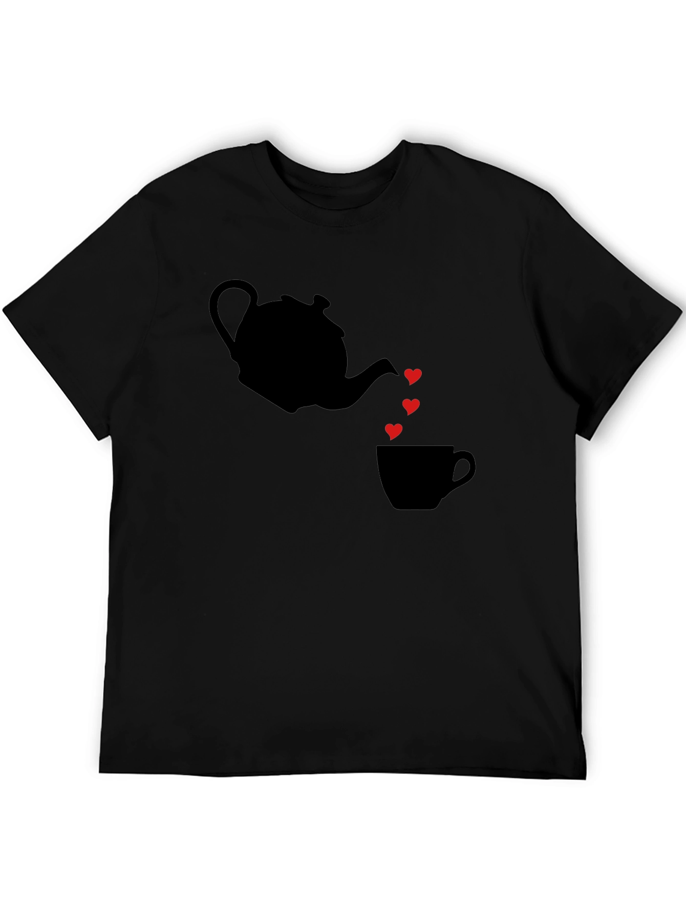 Teapot Heart Tea Cup T-Shirt