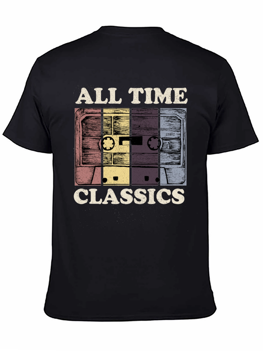All Time Classics Cassette Tape Graphic T-Shirt