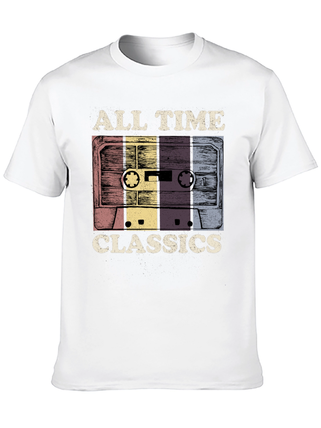 All Time Classics Cassette Tape Graphic T-Shirt