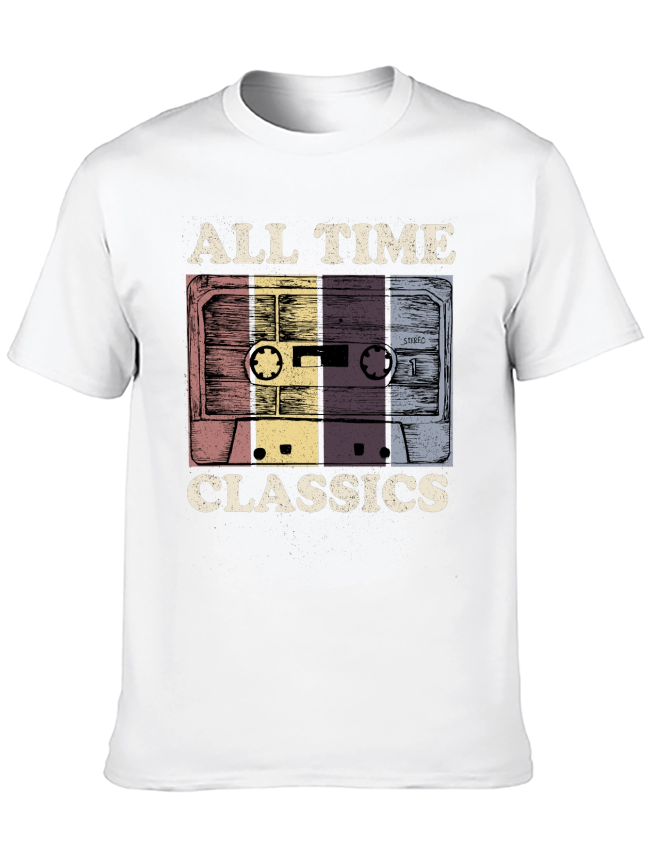 All Time Classics Cassette Tape Graphic T-Shirt
