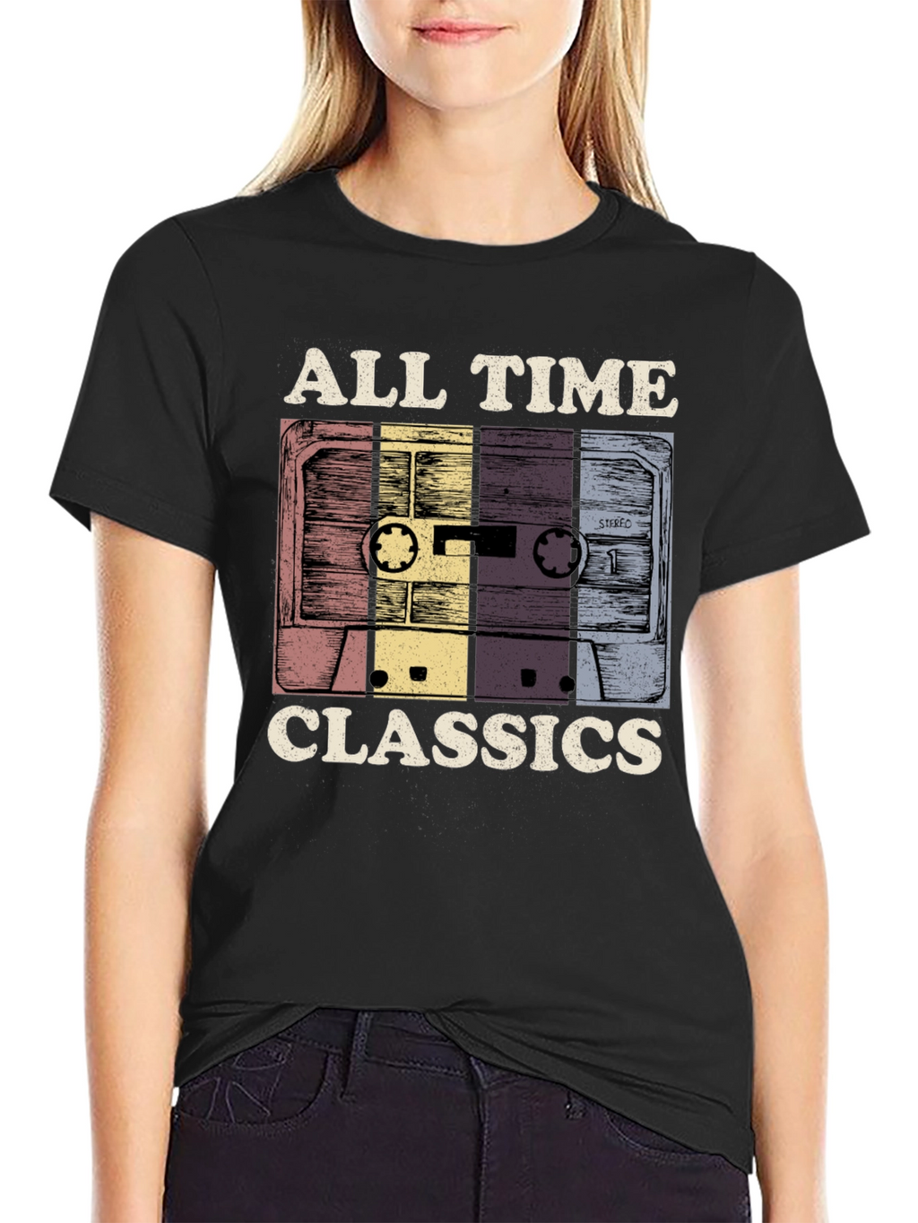 All Time Classics Cassette Tape Graphic T-Shirt