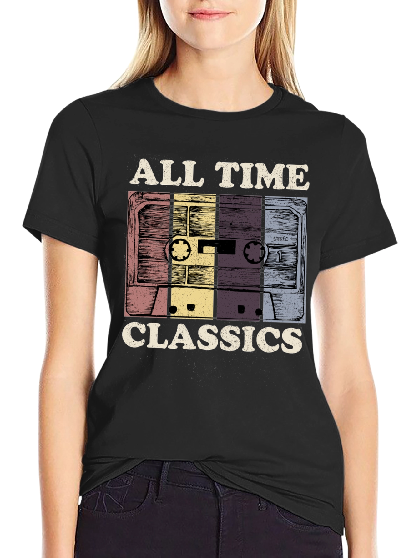 All Time Classics Cassette Tape Graphic T-Shirt