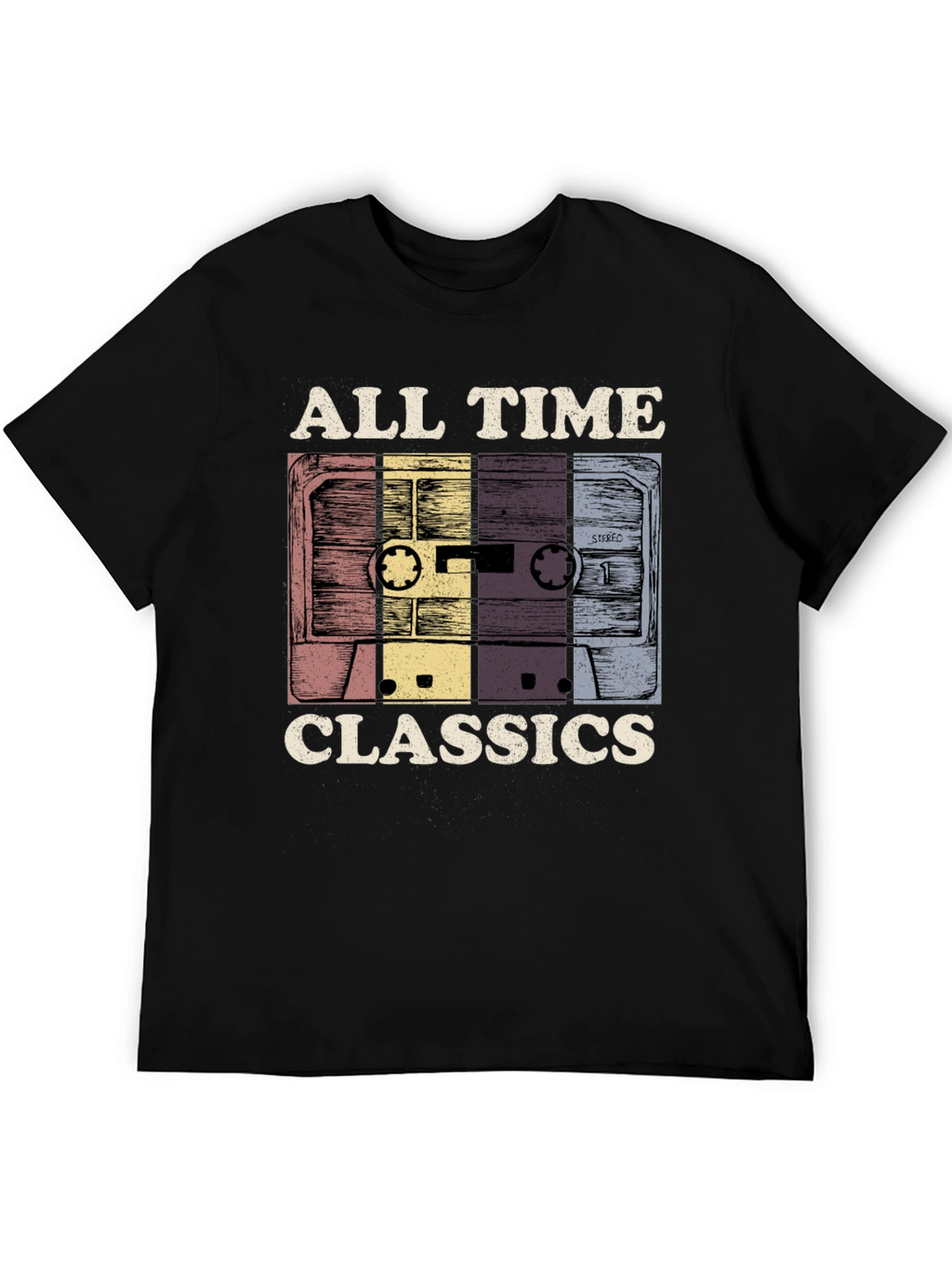 All Time Classics Cassette Tape Graphic T-Shirt