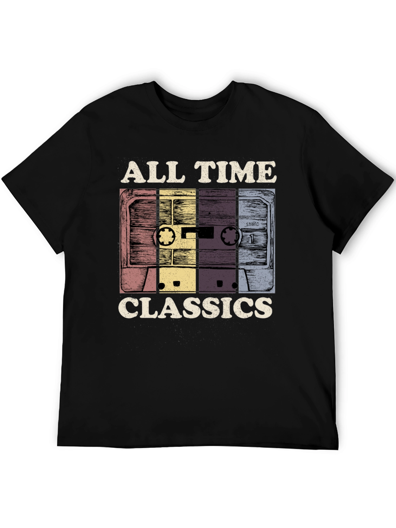 All Time Classics Cassette Tape Graphic T-Shirt