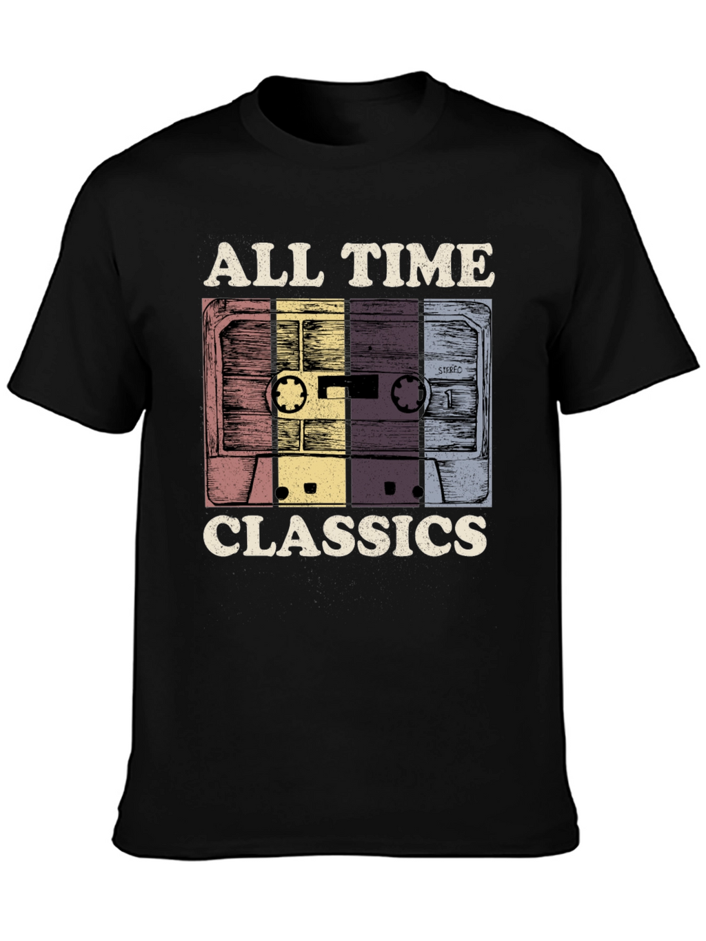 All Time Classics Cassette Tape Graphic T-Shirt