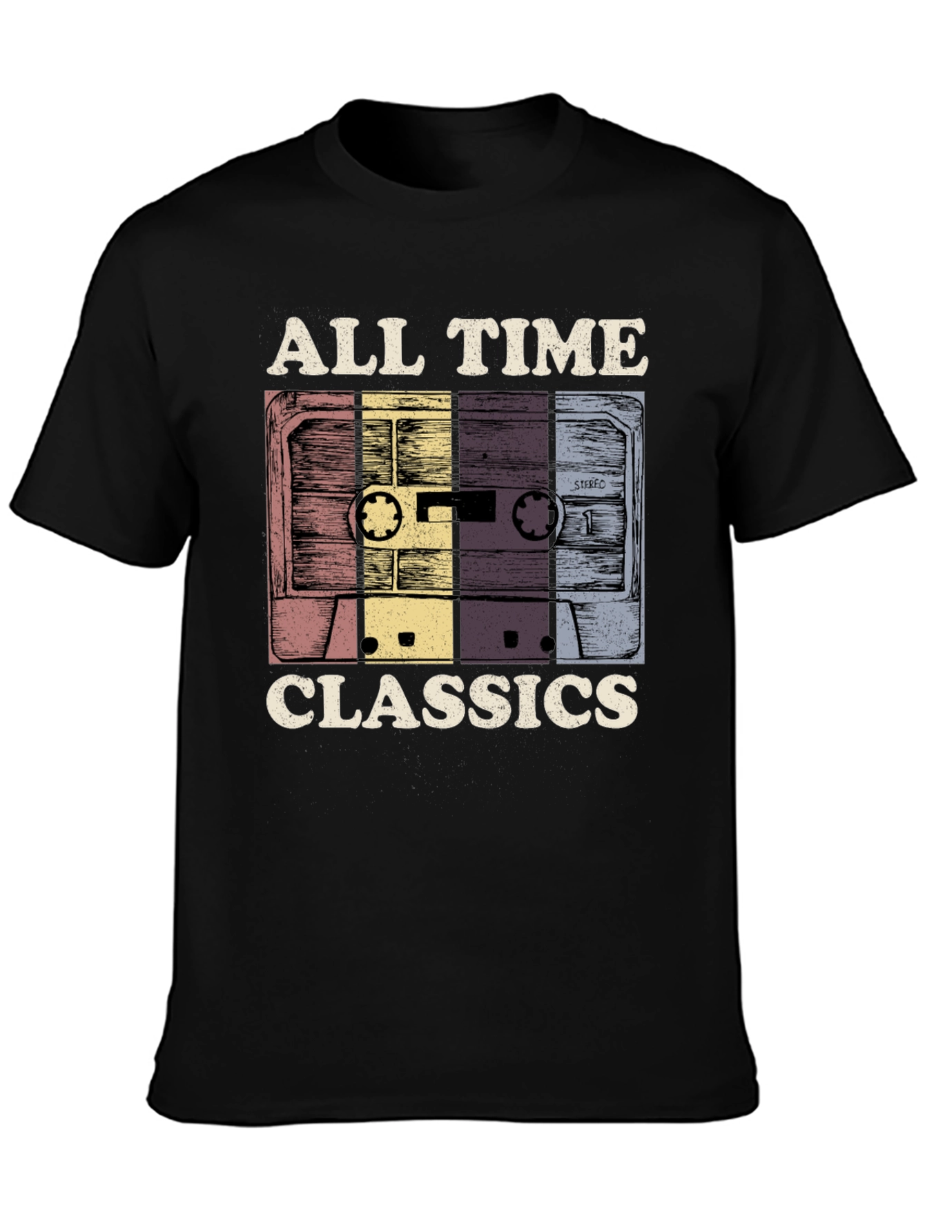 All Time Classics Cassette Tape Graphic T-Shirt