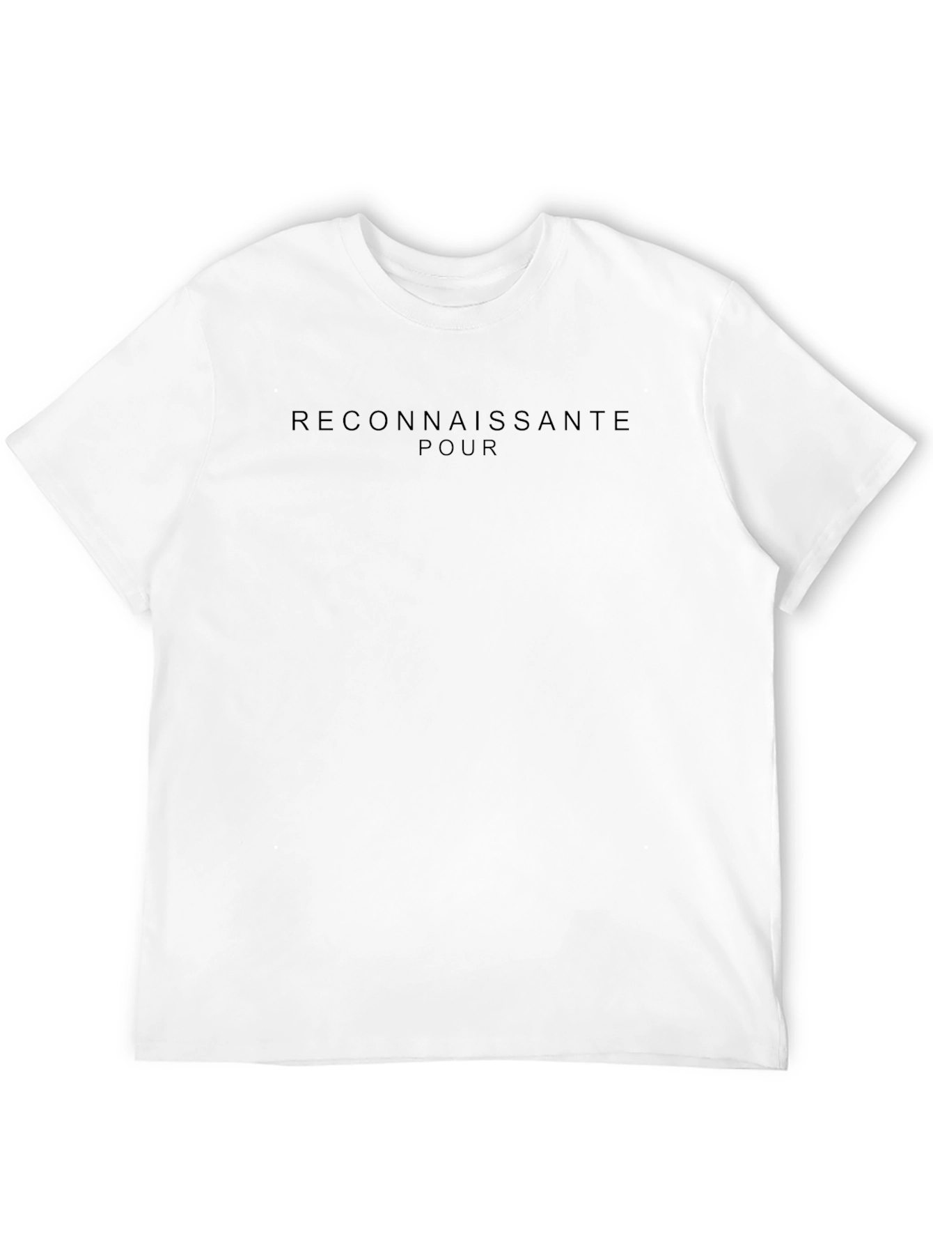 Reconnaissante Pour Black Tee