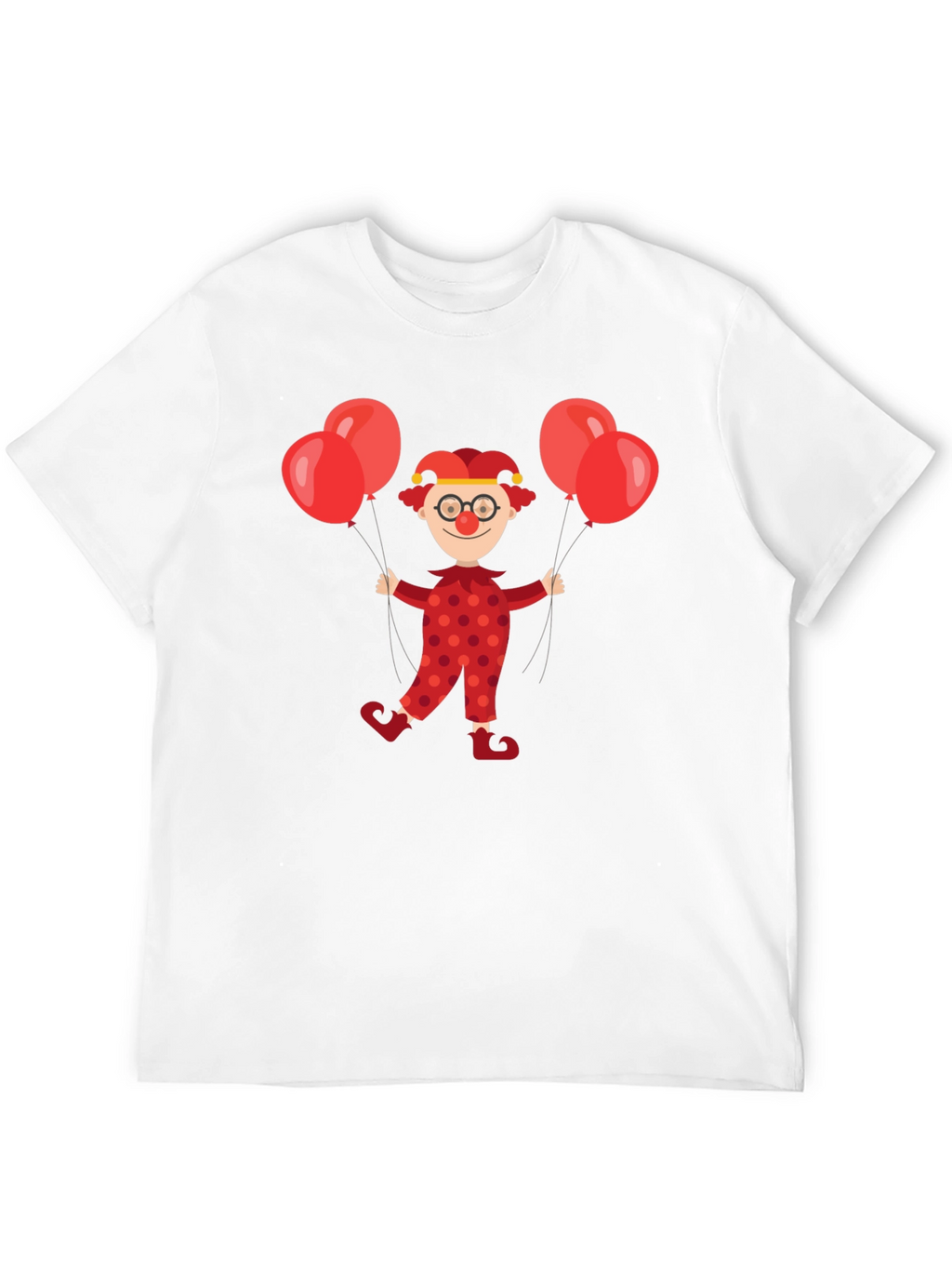 Clown with Balloons Graphic Tee
