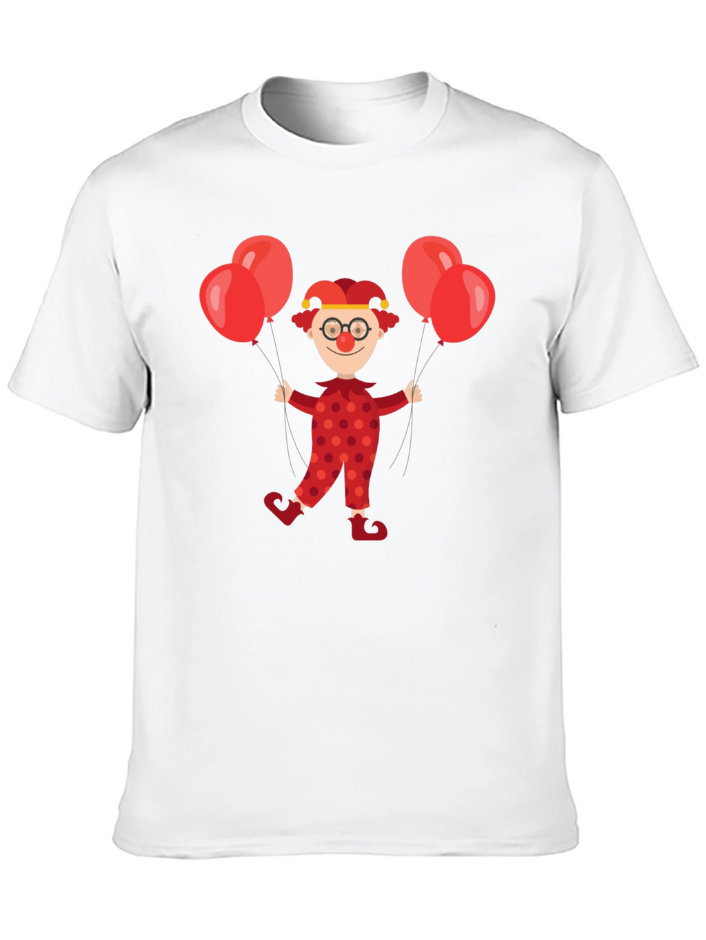 Clown with Balloons Graphic Tee