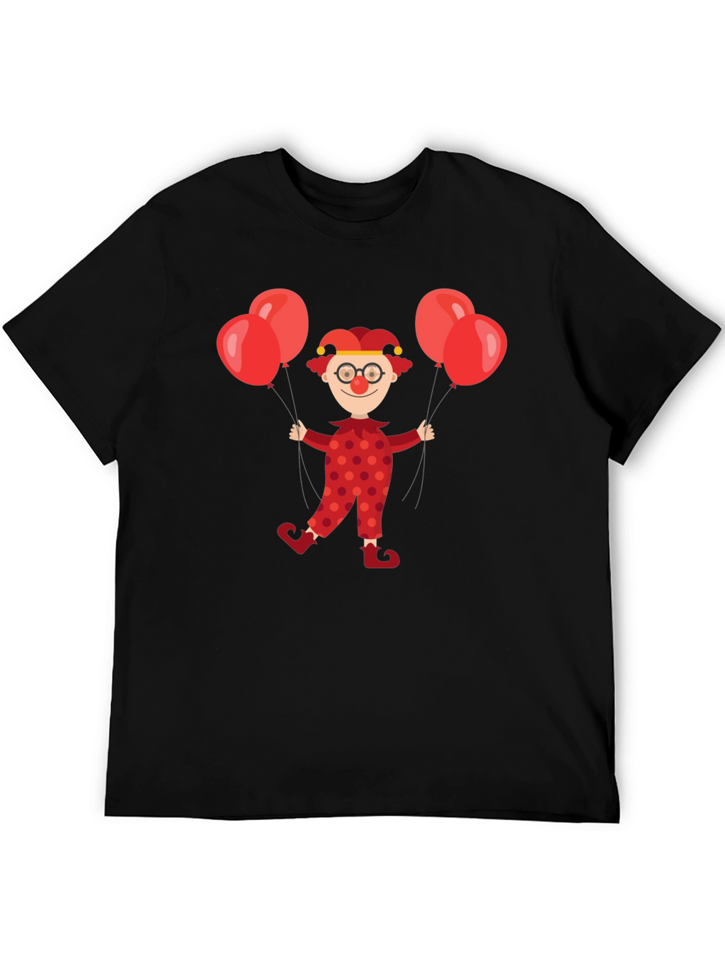 Clown with Balloons Graphic Tee