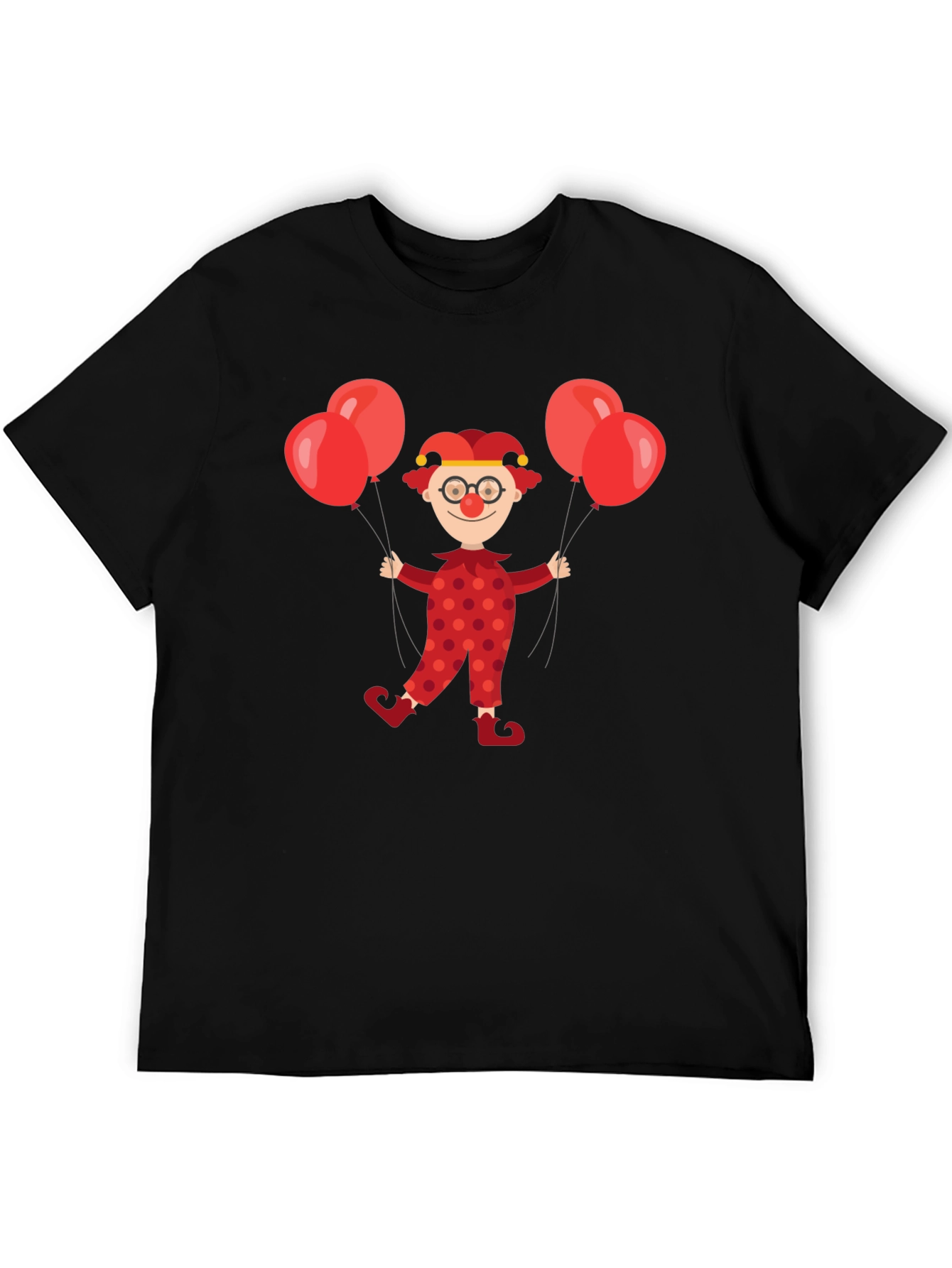 Clown with Balloons Graphic Tee