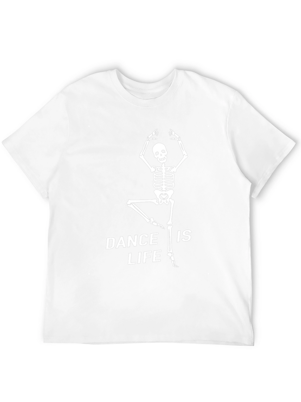 Dance is Life Skeleton T-Shirt - Black Cotton Tee