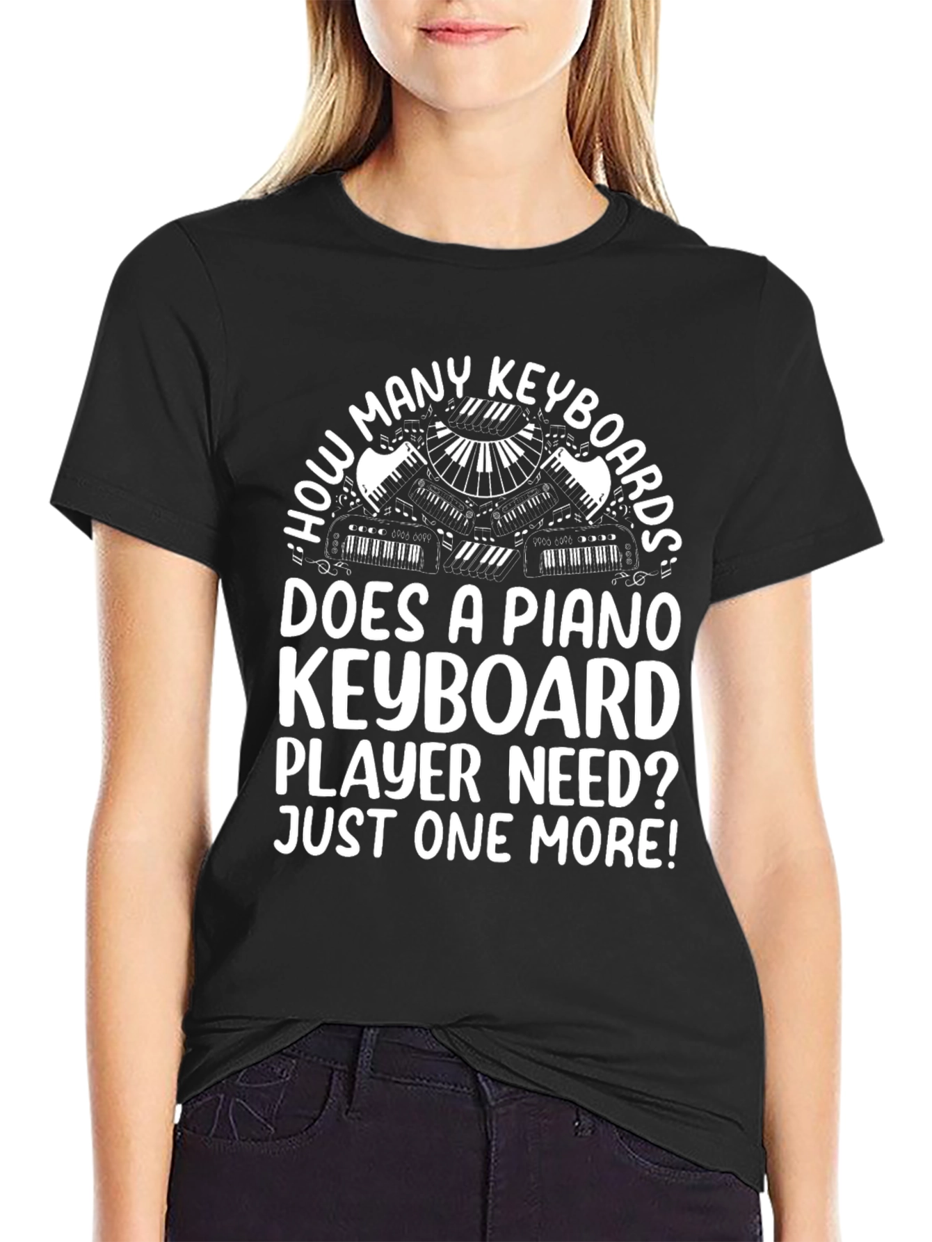Piano Keyboard Player T-Shirt - Funny Music Lover Tee